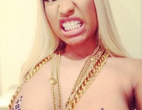 Freaky selfie of Nicki