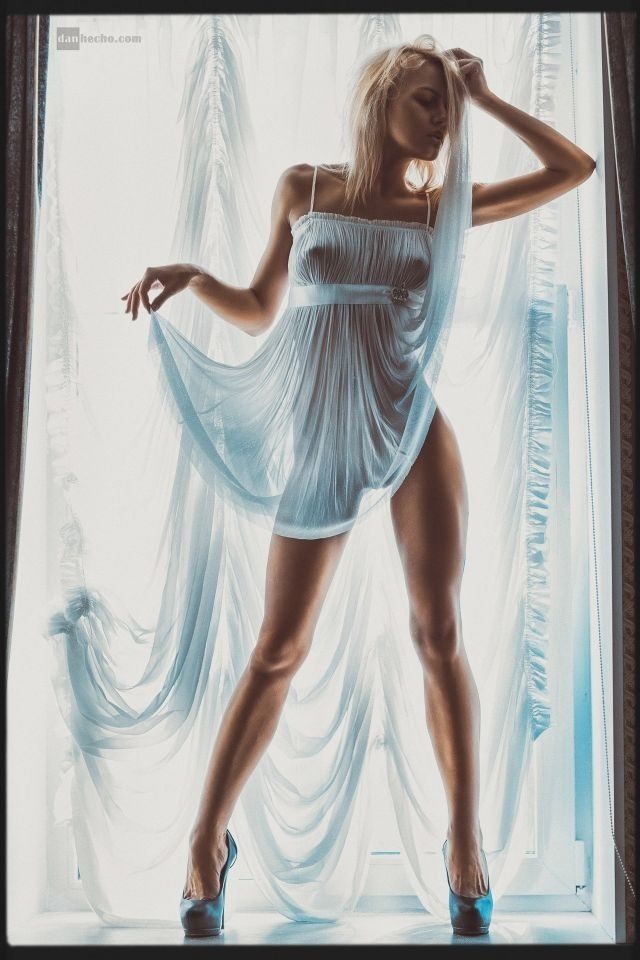 blue-seethrough-dress-silk