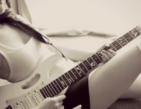 Heaven through the eyes of a guitar