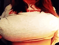 When big natural tits pop out [GIF]