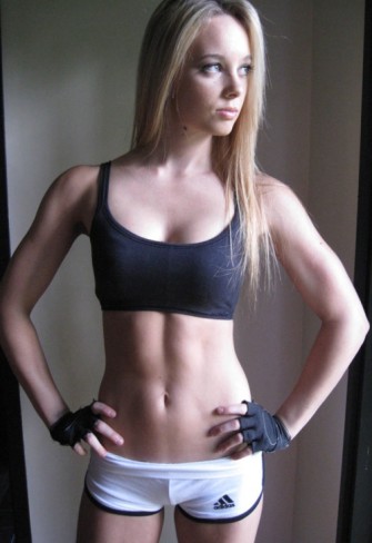 As fit as a girl can be