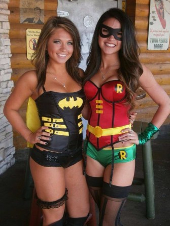 Introducing the sexy Batman and Robin