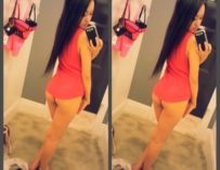 Ass out at the lingerie shop p
