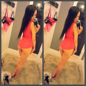 Ass out at the lingerie shop p