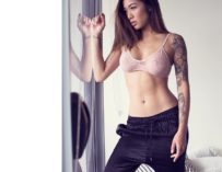 Bettina banks in a see through bra 3