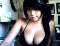 Big titty bikini top babe