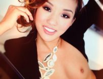 Classy alina li spreads her pussy