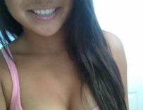 Cutie with cleavage