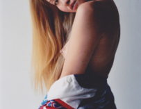 Miss c topless and blonde