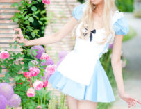 Necoco makes a sexy asian blonde alice in wonderland p