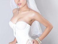 Piyachat fongrat aka momay anthony as a sexy asian bride
