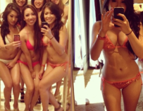 Six asian girls big titties and big hats 3