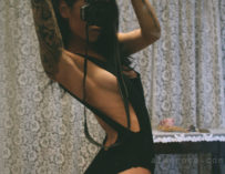 Aleerose Cut A Leotard From The Goodwill Up Amazing