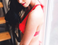 Avenuesofinspiration Lovely In Red Aoi Topless