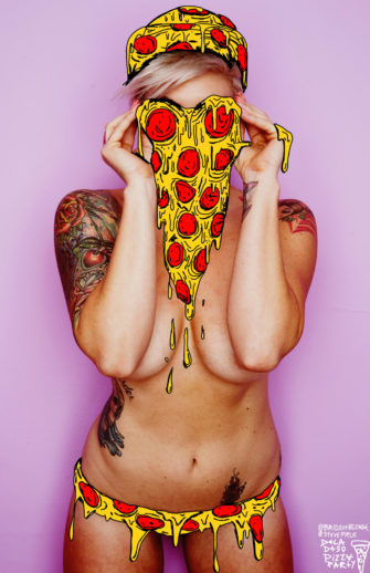 Desolateputoface Grime Pizza Topless