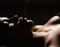 Sexy Nude Dreamshots Lips And Cigarette Topless
