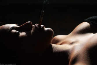 Sexy Nude Dreamshots Lips And Cigarette Topless