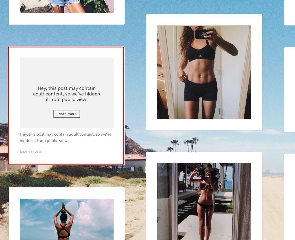 hidden tumblr adult content warning porn ban